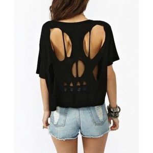 Nasty Gal skull top